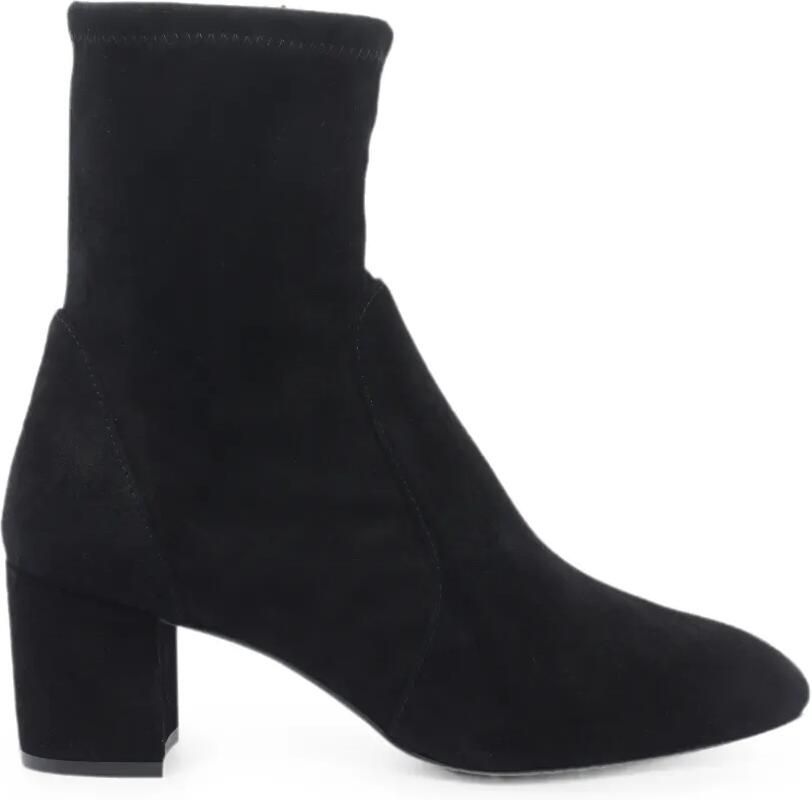 Stuart Weitzman Yuliana 60 enkellaarzen Zwart