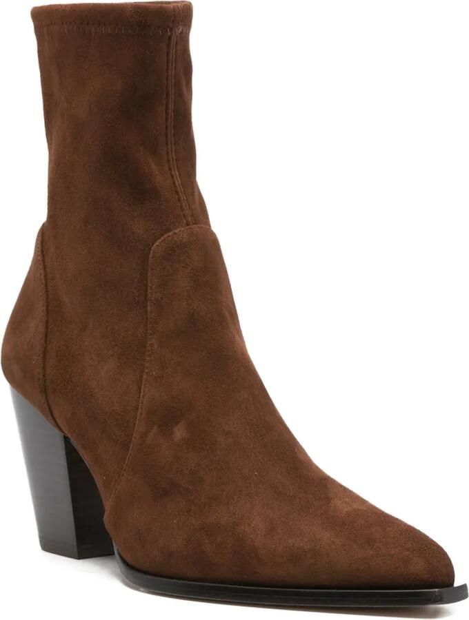 Stuart Weitzman Yuliana soklaarzen met puntige neus Bruin - Foto 2