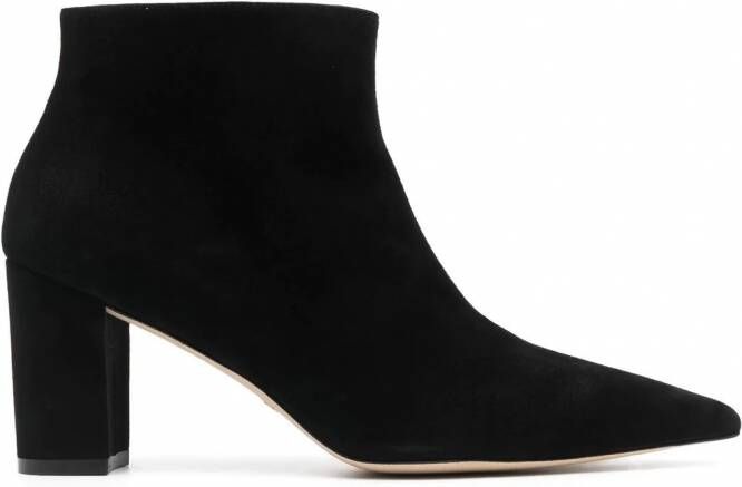 Stuart Weitzman Sue suède laarzen Zwart