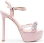 Stuart Weitzman SW Mega Bow sandalen Roze - Thumbnail 1