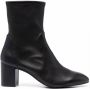 Stuart Weitzman Yuliana leren enkellaarzen Zwart - Thumbnail 1
