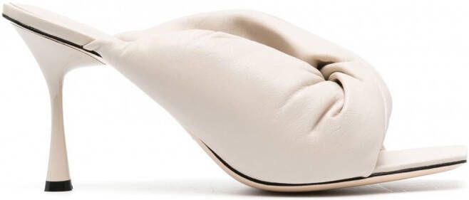 Studio Amelia Croissant muiltjes Beige