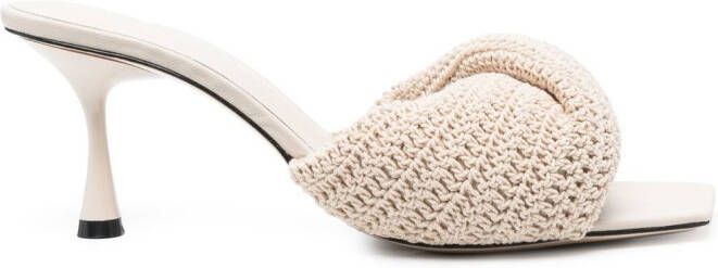 Studio Amelia Gehaakte muiltjes Beige