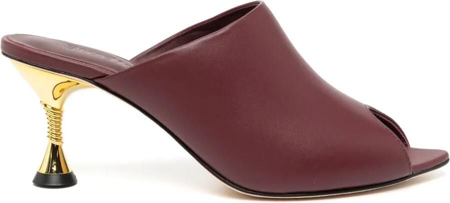 Studio Amelia 70 mm Helix sandalen Rood