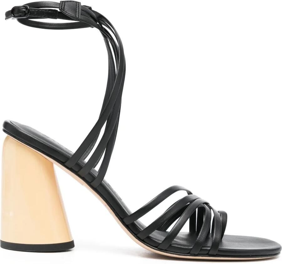 Studio Amelia 90 mm Calypso sandalen Zwart