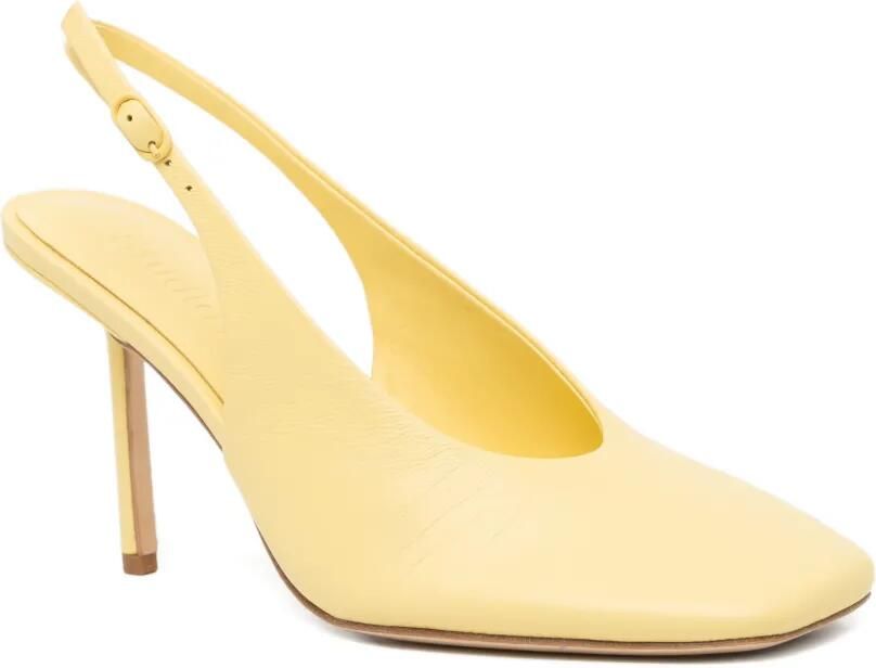 Studio Amelia 90 mm Sierra pumps Geel - Foto 3