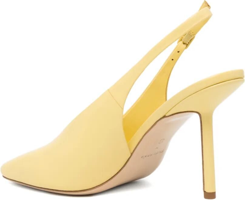 Studio Amelia 90 mm Sierra pumps Geel - Foto 2