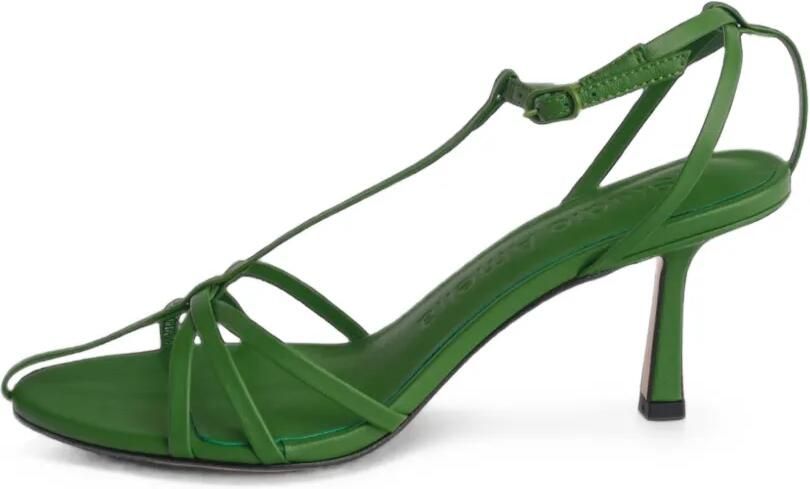 Studio Amelia Aviary leren sandalen met bandjes Groen