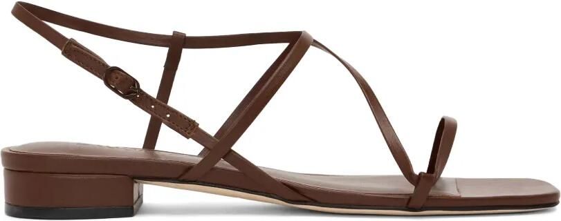 Studio Amelia Bias sandalen met wikkeldetail Bruin
