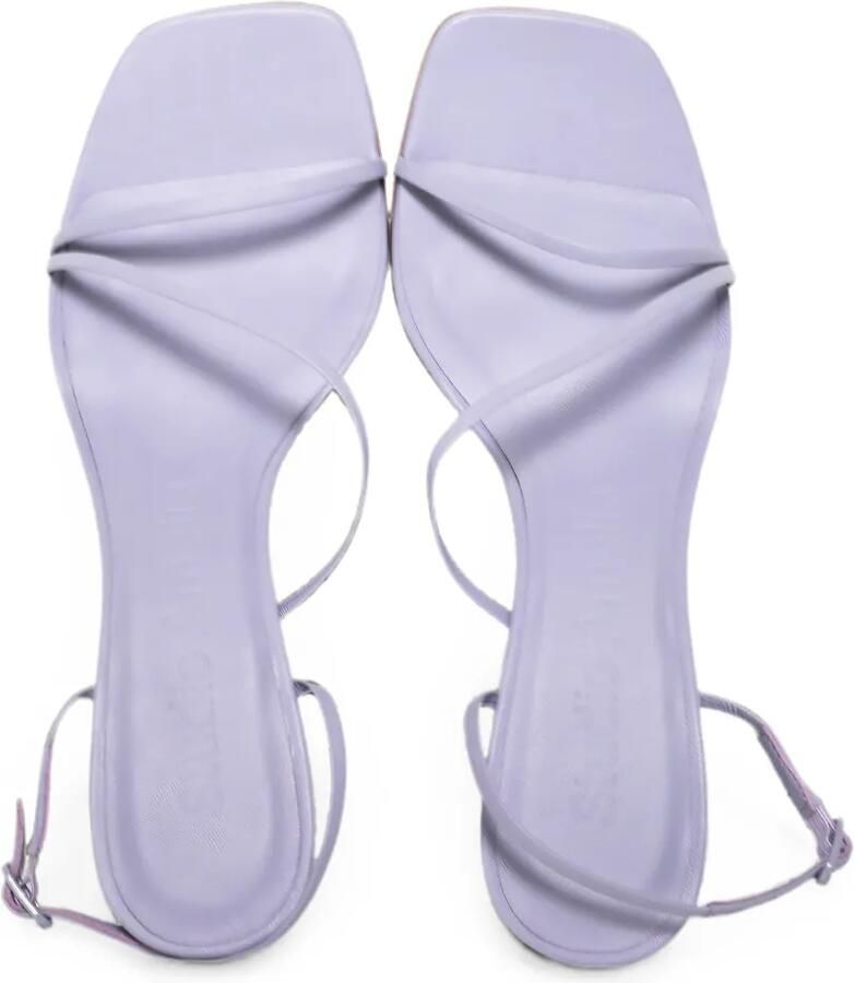 Studio Amelia Bias Wrap sandalen met bandjes en vierkante neus Paars - Foto 2
