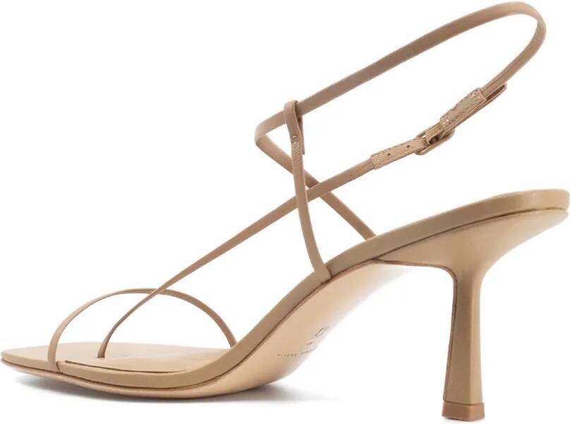Studio Amelia Cross Front 70 sandalen met vierkante neus Beige - Foto 3