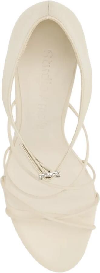 Studio Amelia Greta sandalen met gespbandje Beige