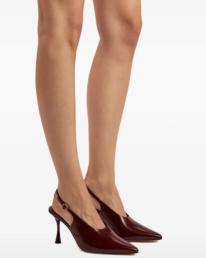 Studio Amelia Halo slingback pumps Rood - Foto 2