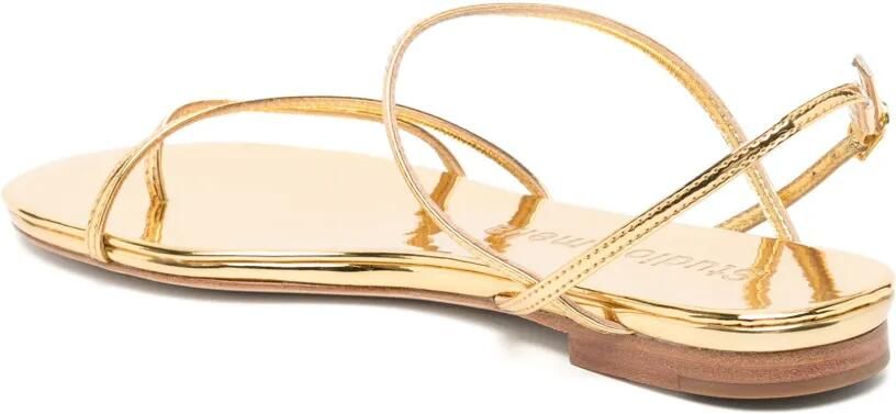 Studio Amelia Helix platte sandalen Goud - Foto 4