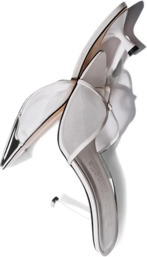 Studio Amelia Jacques 50 sandalen met mesh vlak Wit - Foto 2