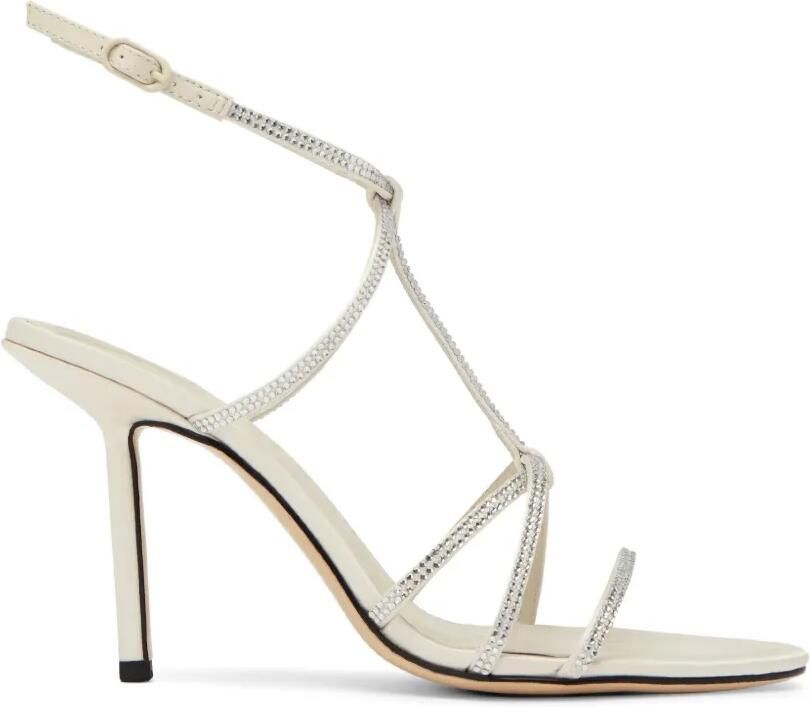 Studio Amelia Minuit sandalen verfraaid met diamant Beige