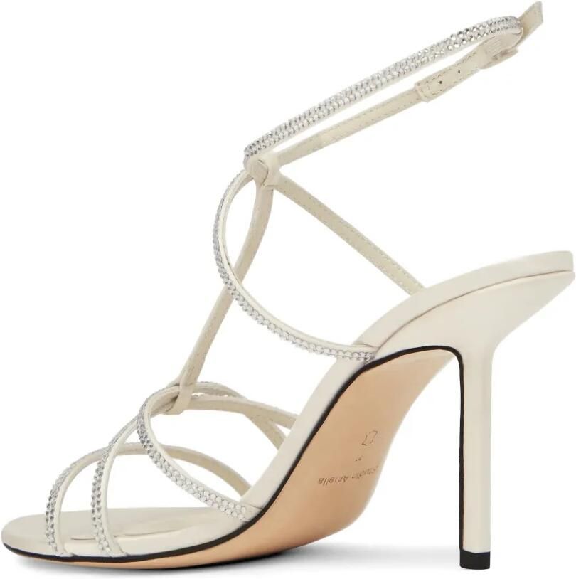 Studio Amelia Minuit sandalen verfraaid met diamant Beige - Foto 2