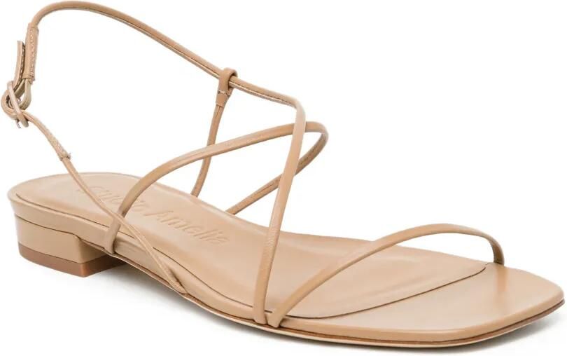 Studio Amelia Sandalen met gekruiste bandjes Beige - Foto 2