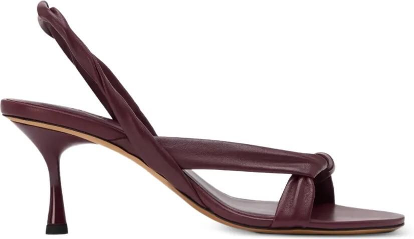 Studio Amelia Siena gevlochten sandalen Rood