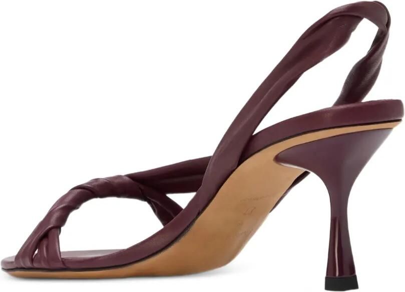 Studio Amelia Siena gevlochten sandalen Rood - Foto 2