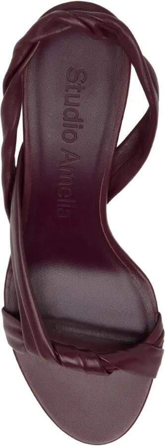 Studio Amelia Siena gevlochten sandalen Rood - Foto 3