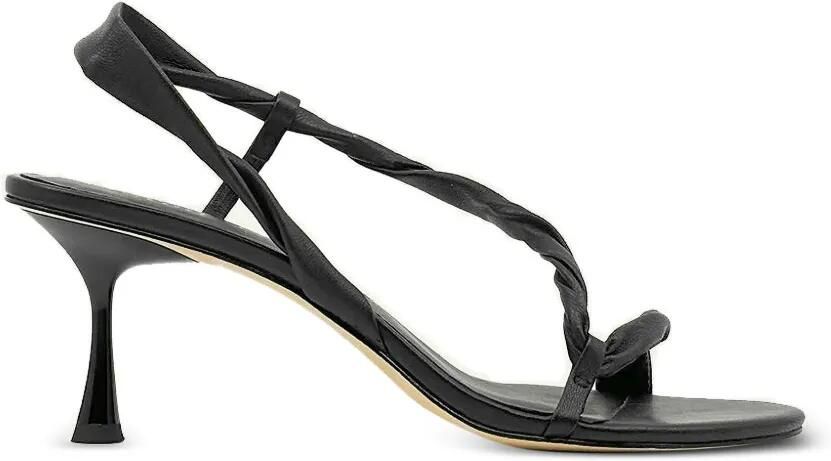 Studio Amelia Siena sandalen met gedraaid bandje Zwart