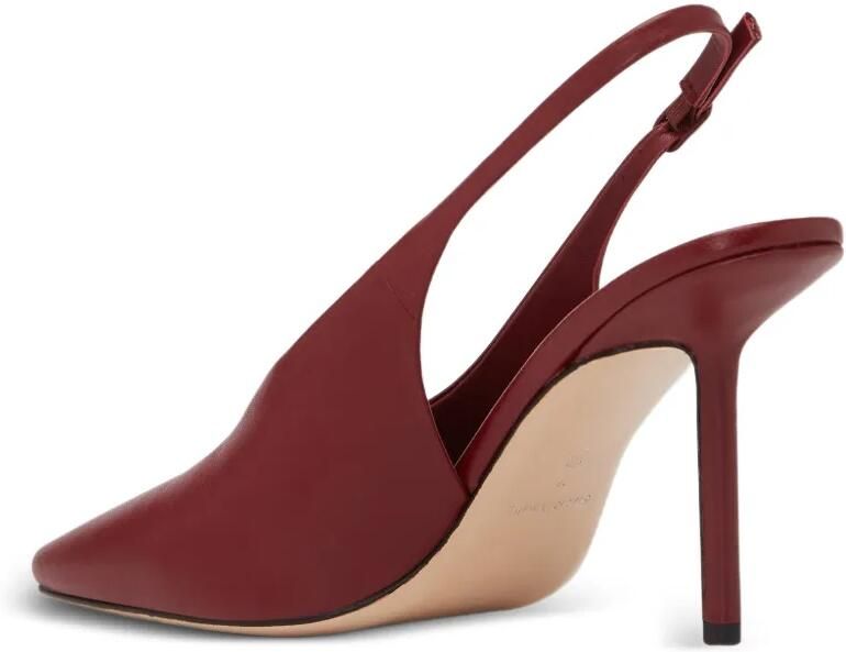 Studio Amelia Sierra slingback pumps met vierkante neus Rood - Foto 2