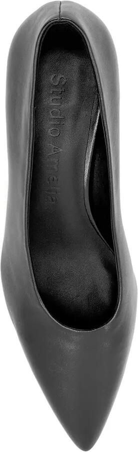 Studio Amelia Vivonne 50 mm glanzende pumps met hak Zwart - Foto 3