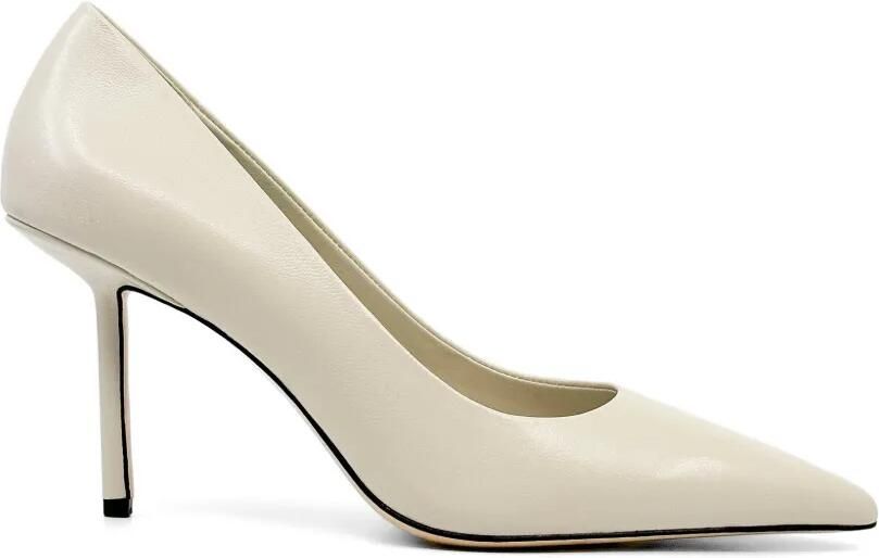 Studio Amelia Vivonne pumps met puntige neus Beige