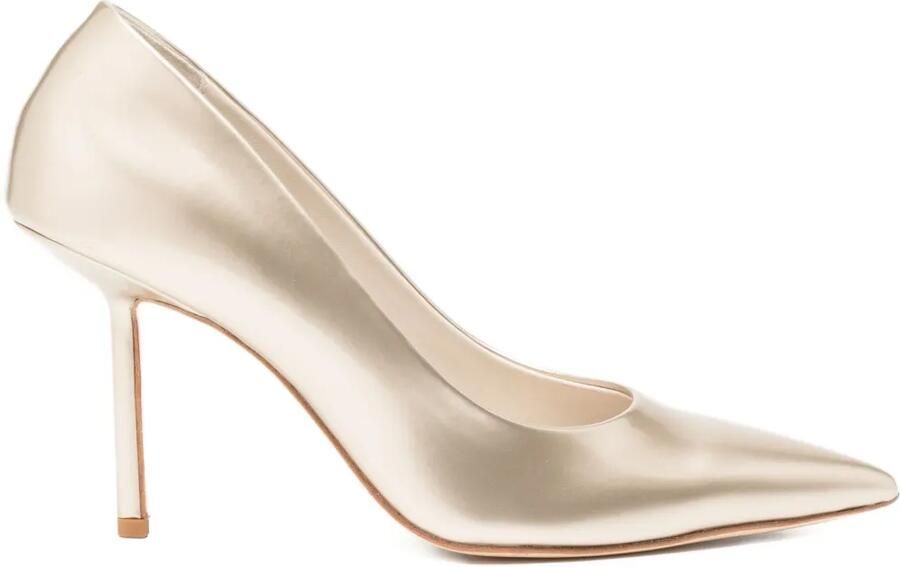 Studio Amelia Vivonne pumps met puntige neus Metallic