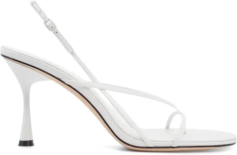 Studio Amelia Wishbone 90 slingback sandalen Wit