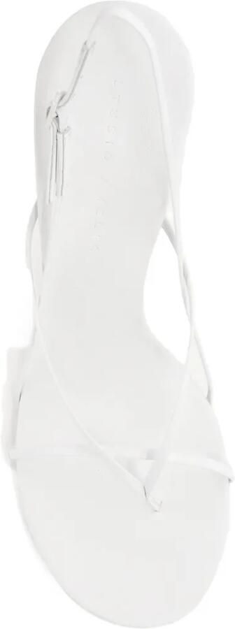 Studio Amelia Wishbone 90 slingback sandalen Wit - Foto 3