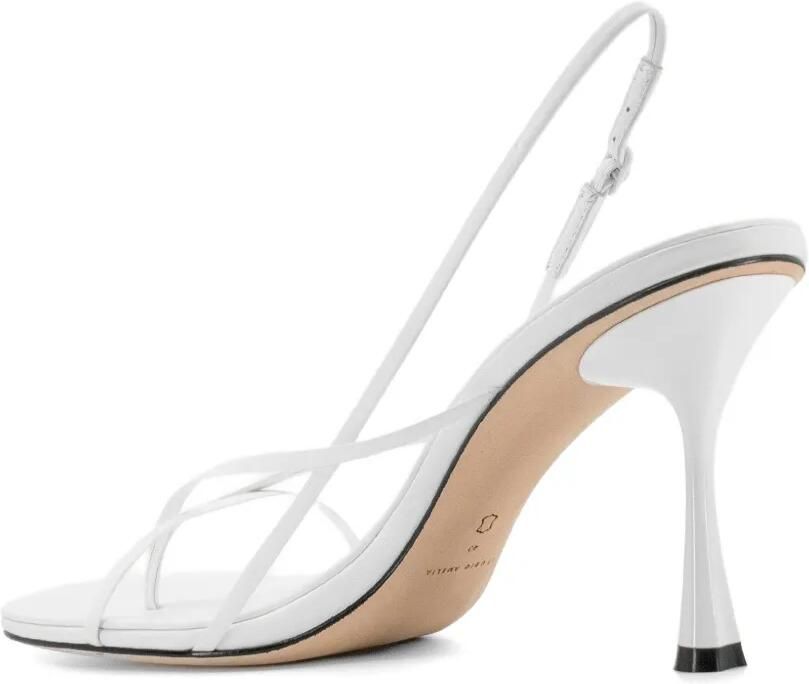 Studio Amelia Wishbone 90 slingback sandalen Wit - Foto 2