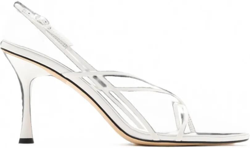 Studio Amelia Wishbone sandalen met bandjes Wit