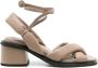 Studio Chofakian Studio sandalen met blokhak Bruin - Thumbnail 1