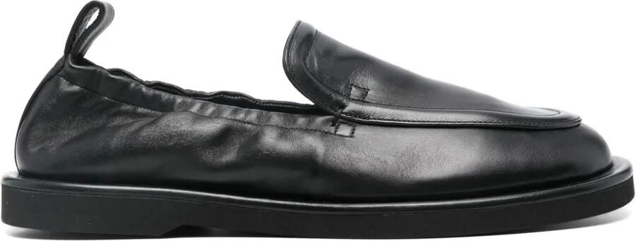 Studio Nicholson Donovan elastische leren loafers Zwart