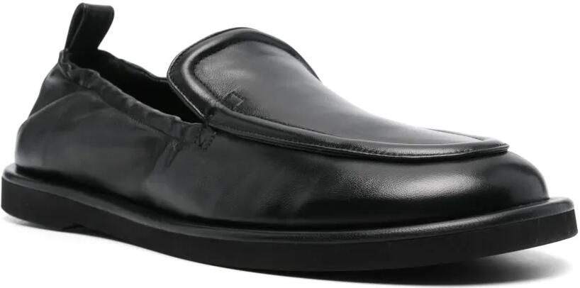 Studio Nicholson Donovan elastische loafers met ronde neus Zwart