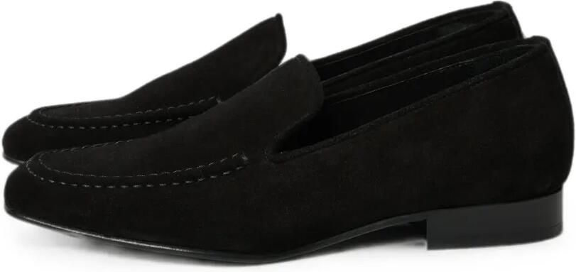 Studio Nicholson Elkann suède loafers Zwart