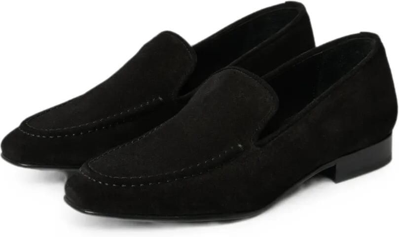 Studio Nicholson Elkann suède loafers Zwart - Foto 4