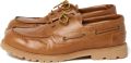 Studio Nicholson Guston gerafelde leren bootschoenen Bruin - Bruin