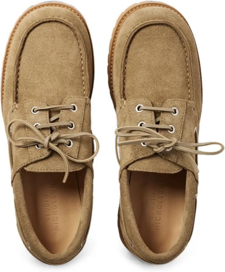 Studio Nicholson Guston suède bootschoenen Beige - Foto 2