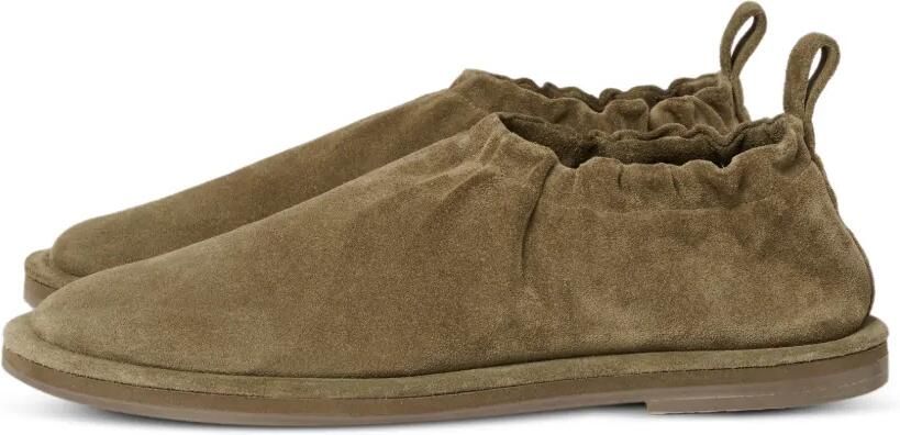 Studio Nicholson Korine suède loafers met elastische hak Bruin