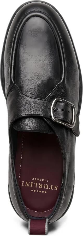 Sturlini firenze Bufalo SC buckle-fastening leather loafers Zwart - Foto 2