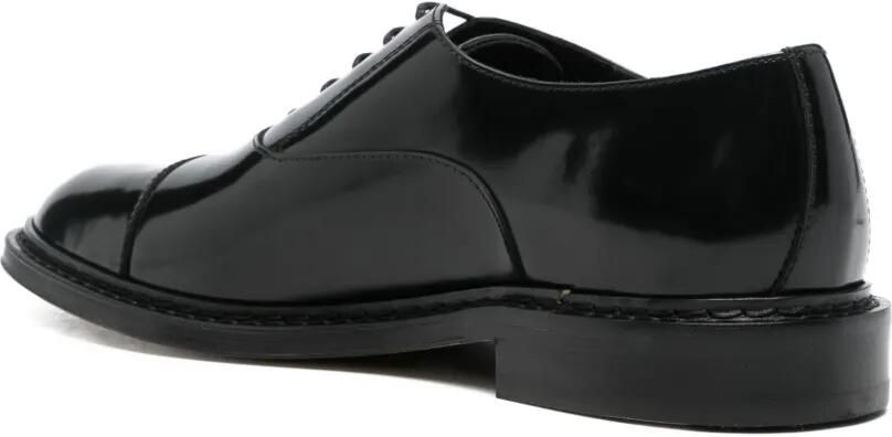 Sturlini firenze Derby schoenen met bewerkte neus Zwart - Foto 2