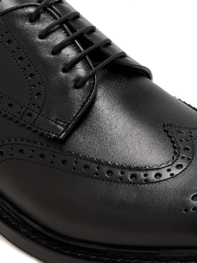 Sturlini firenze Derby schoenen met brogue detail Zwart - Foto 2