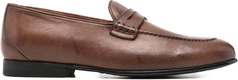 Sturlini firenze Leren penny loafers Bruin