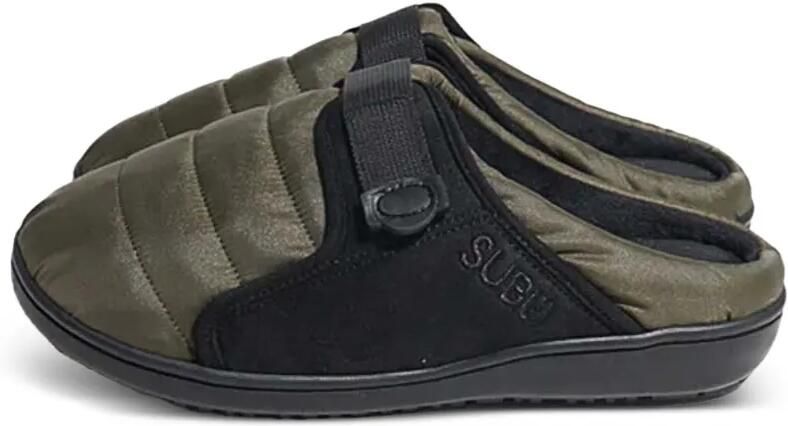 SUBU Gewatteerde slippers met bandje Groen