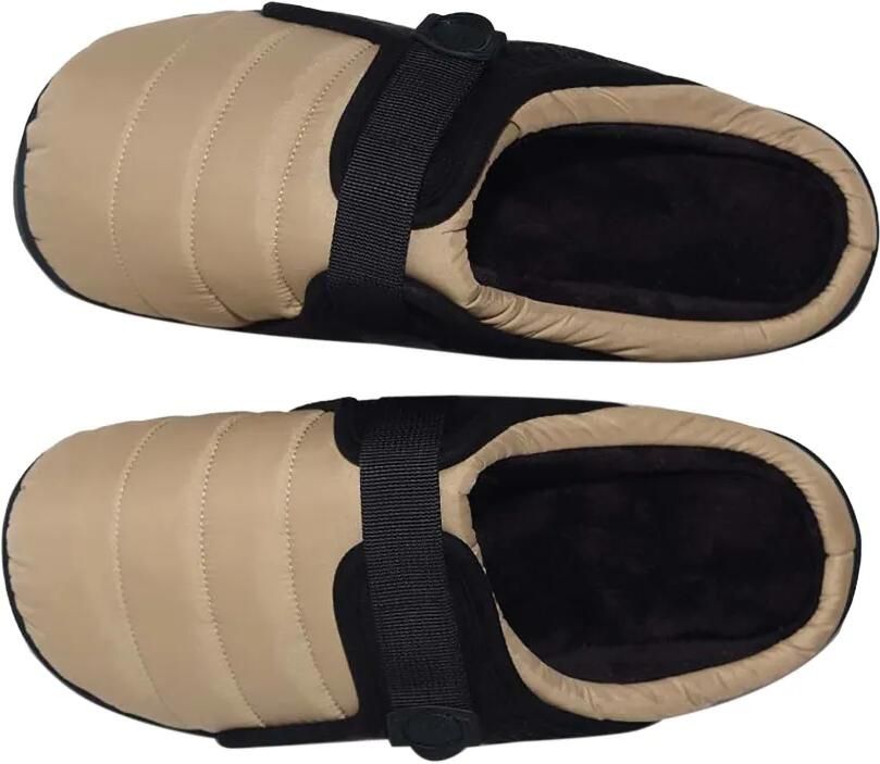 SUBU Gewatteerde slippers met klittenband Beige - Foto 3
