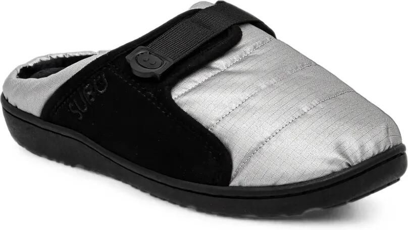 SUBU Gewatteerde slippers met klittenband Zilver - Foto 2