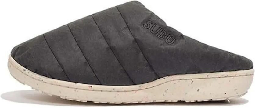 SUBU Gewatteerde slippers Zwart